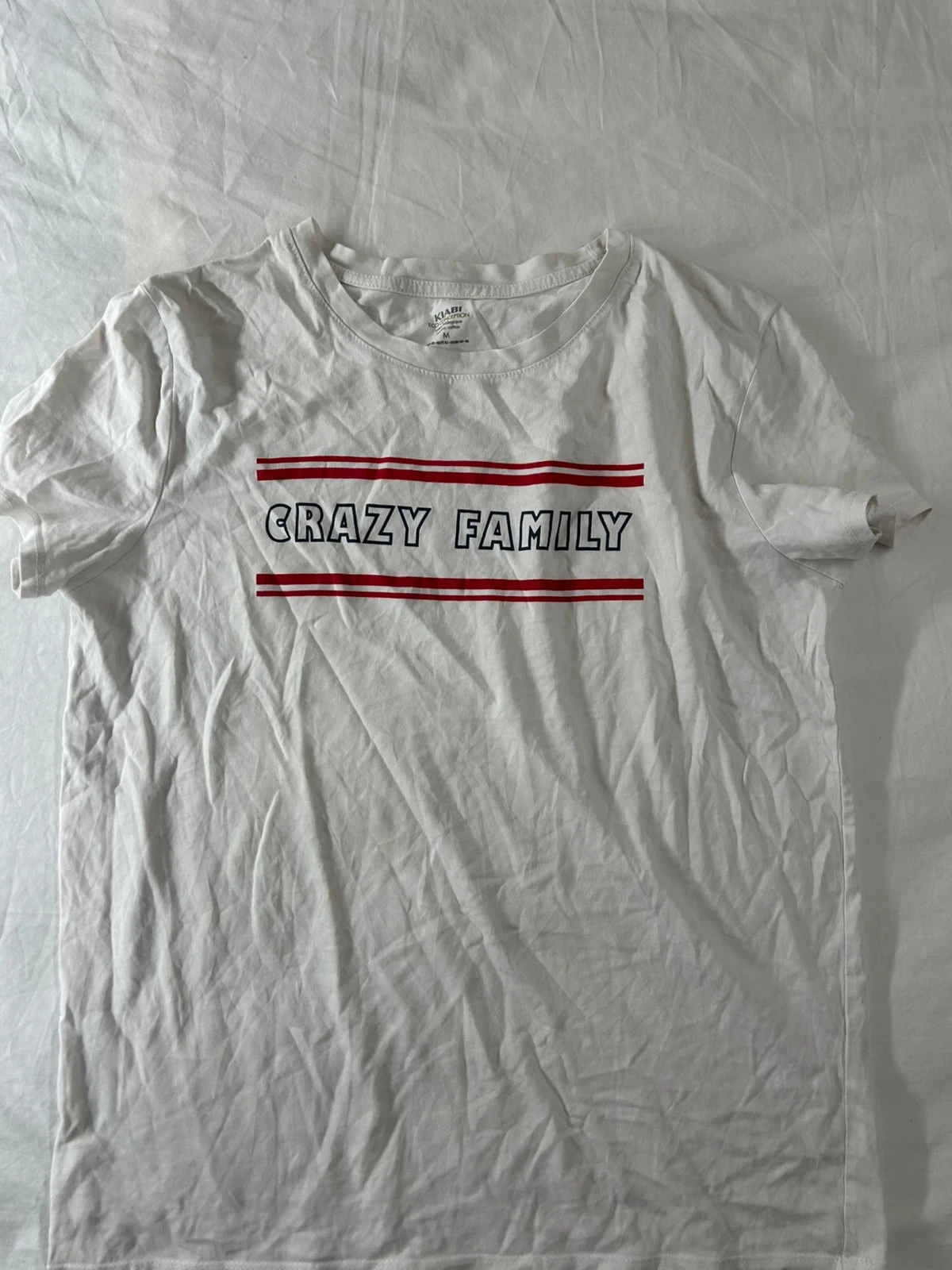 T-shirt branco com estampa de motivos vintage kiabi – photo 2